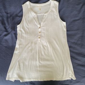 Lily Pulitzer Sleeveless top, white, medium